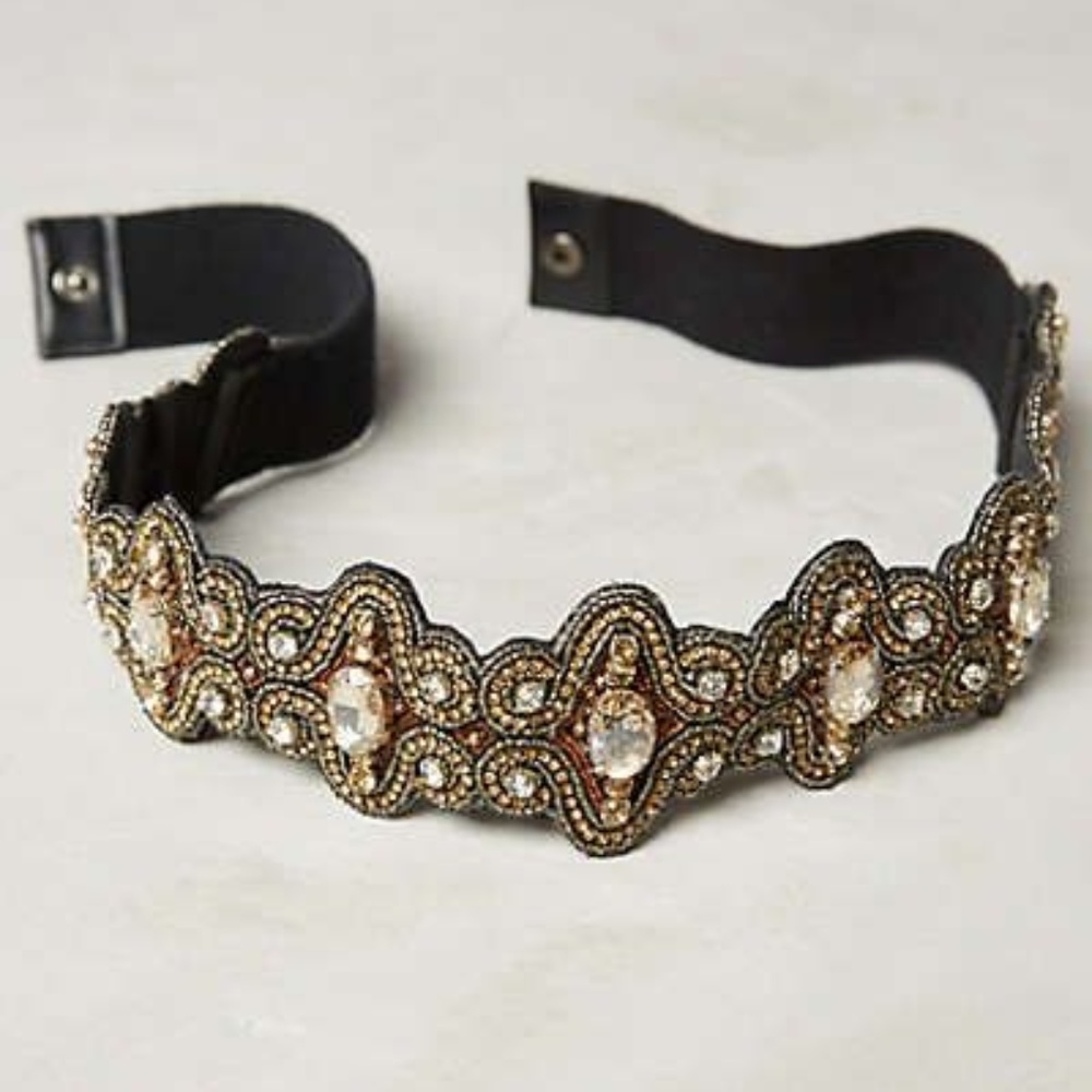 Anora Beaded Stretch Belt
